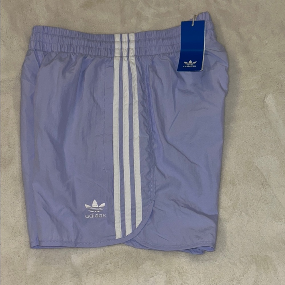 Adidas Originals Sprinter Shorts Lilac Purple White Stripes IM9432 Mens XS